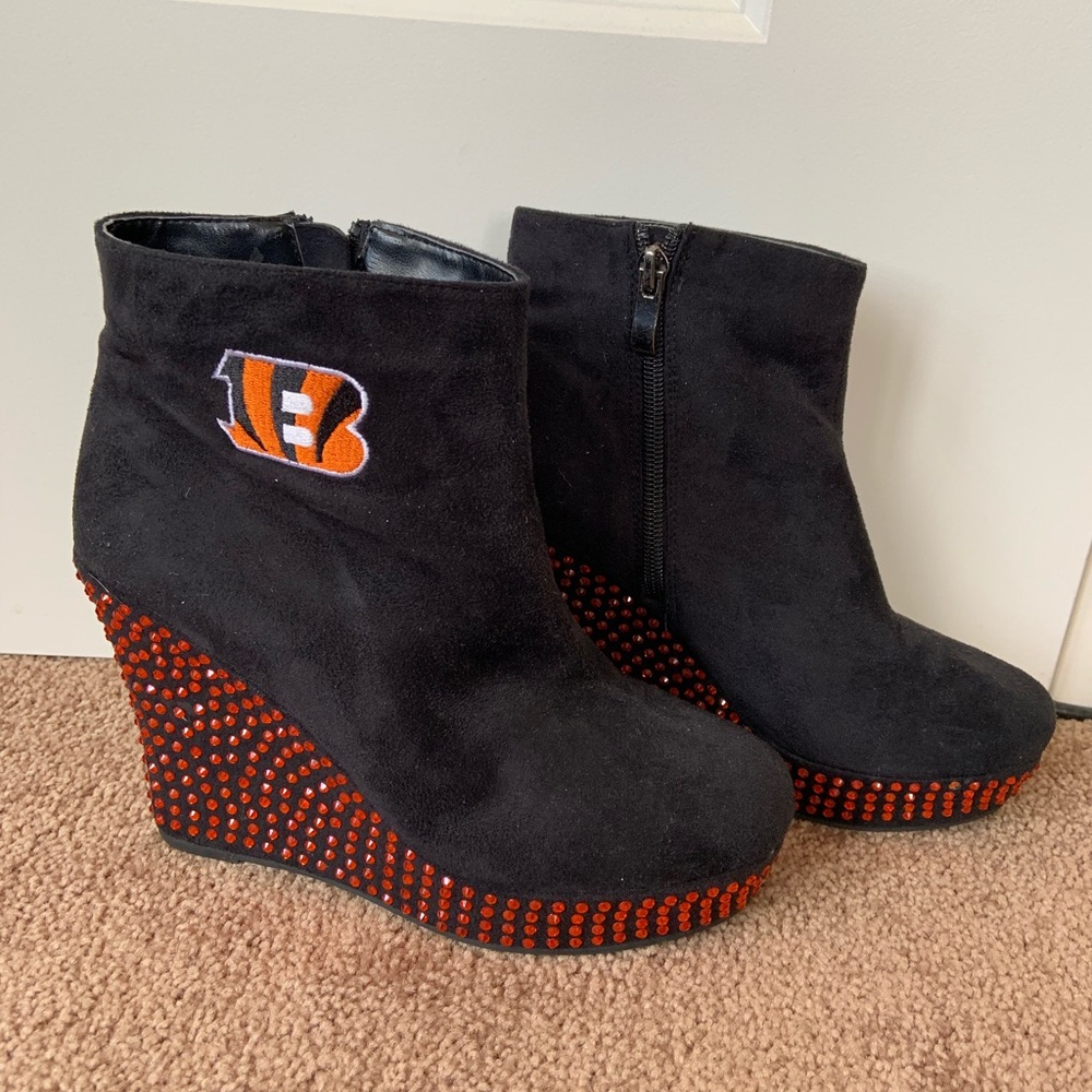 Cincinnati Bengals Bootie Wedges